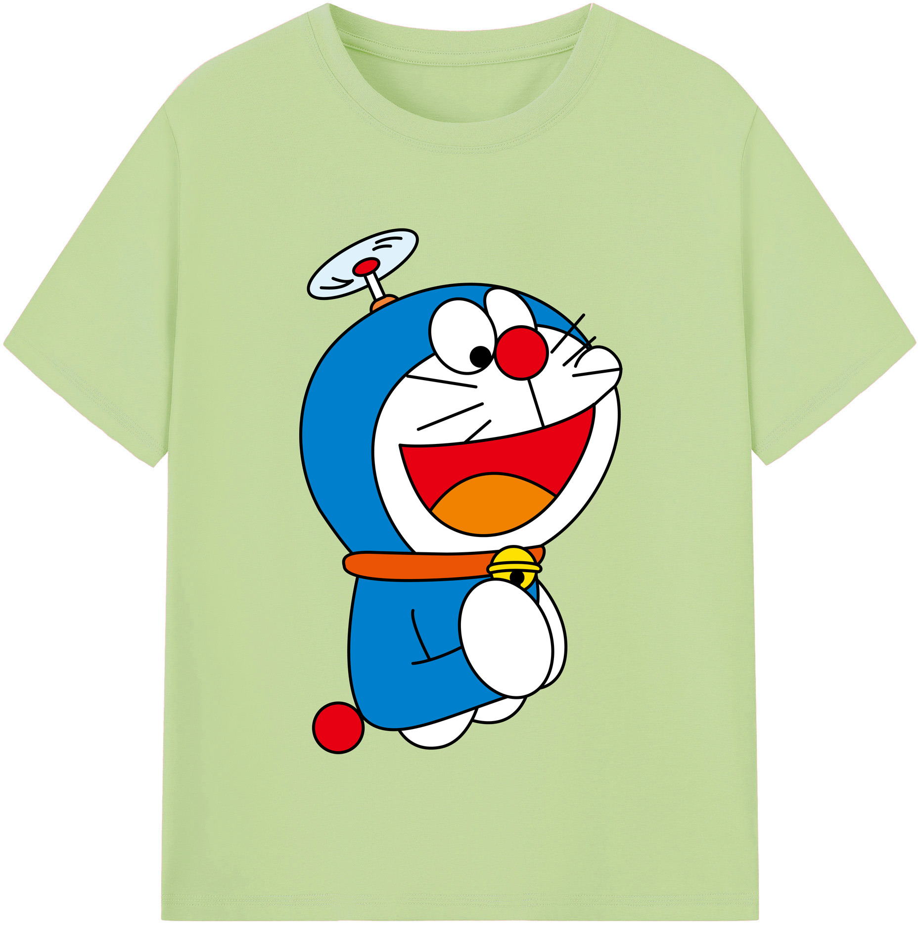 （画像用） ドラえもん Doraemon 綿100％半袖Tシャツ（フロントプリント）